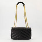 Sacs à main et épaule 루루 스몰 블랙 백 Saint Laurent Noir Femme