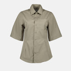 Camisas Camisa de Algodão Ami PARIS Cinza Femme