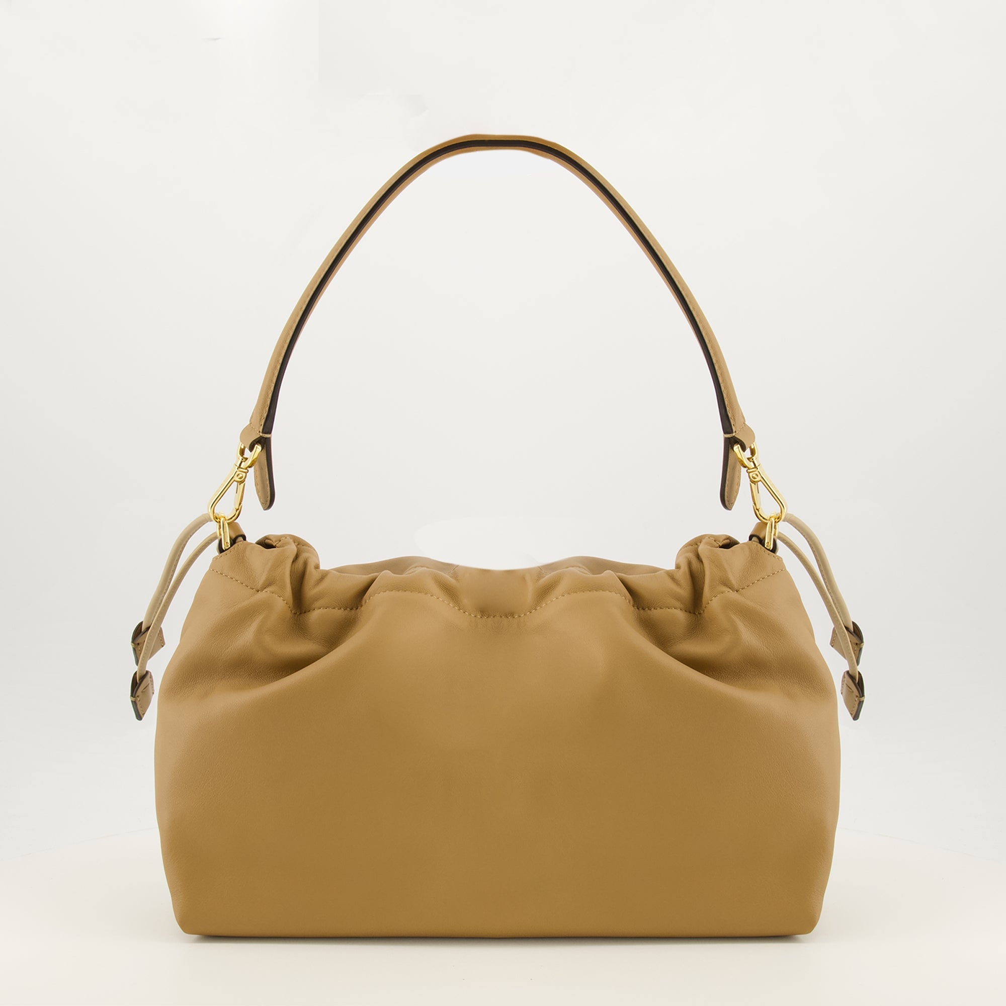 Image de l'article Sac Mamma Baguette large marron de la marque Fendi pour Femme - Saison Printemps-Été 2026 - Vue de Dos