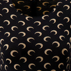Imagen del artículo Mono largo Jersey Moon negro de la marca Marine Serre para Mujer - Temporada Otoño-Invierno 2025 - Vista Detallada_1