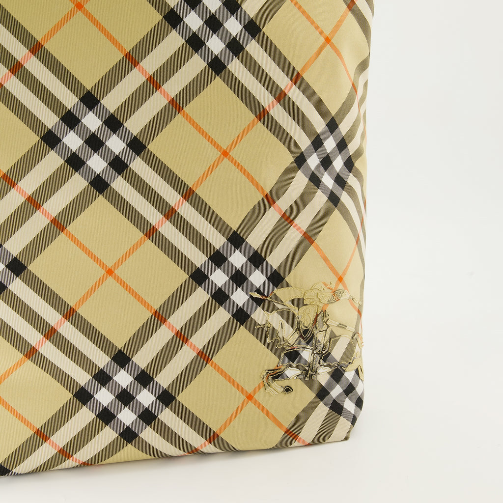 Sacs cabas Cabas à carreaux Check Burberry Beige Homme