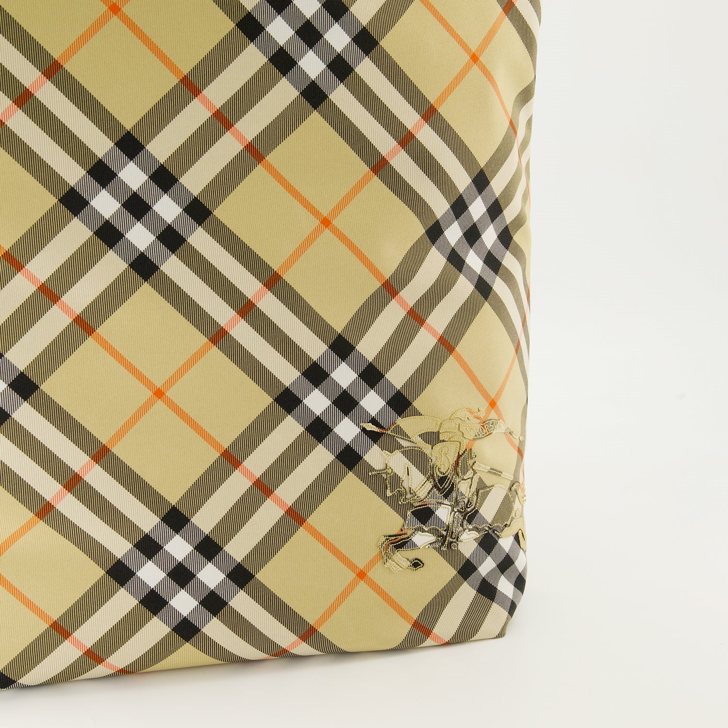 Sacs cabas Cabas à carreaux Check Burberry Beige Homme