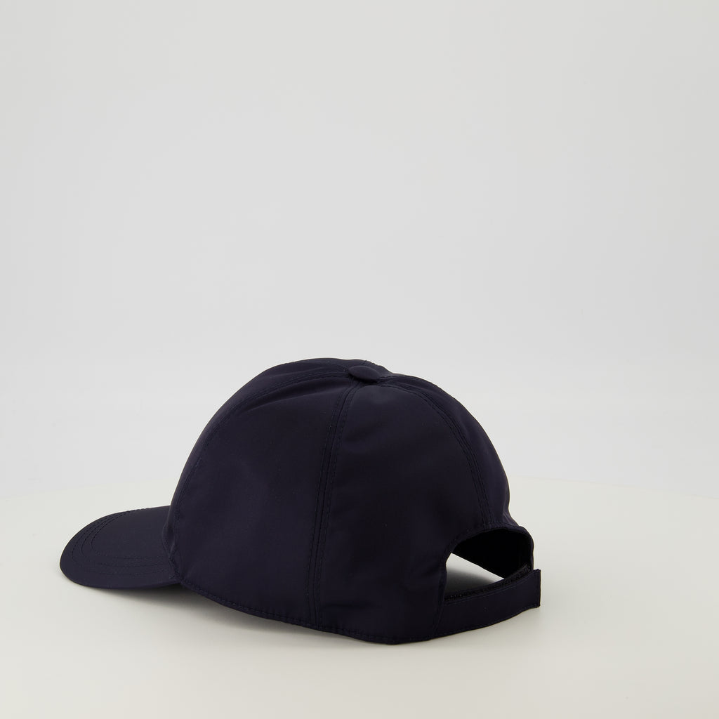 Image de l'article Casquette bleu marine en Re-Nylon de la marque Prada pour Homme - Saison Printemps-Été 2026 - Vue détaillée_2
