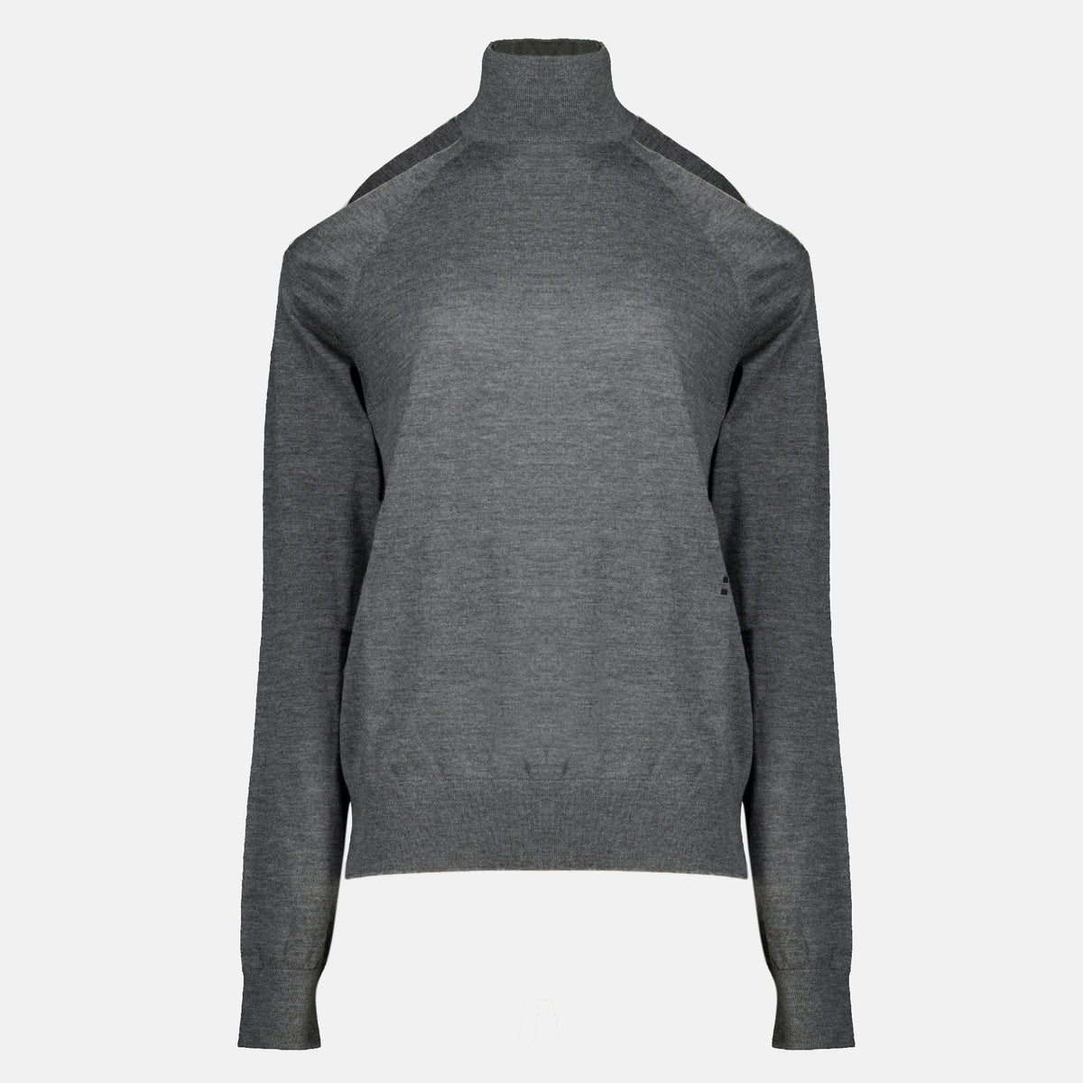 Maille Sweater de Ombros à Mostra Fendi Gris Femme