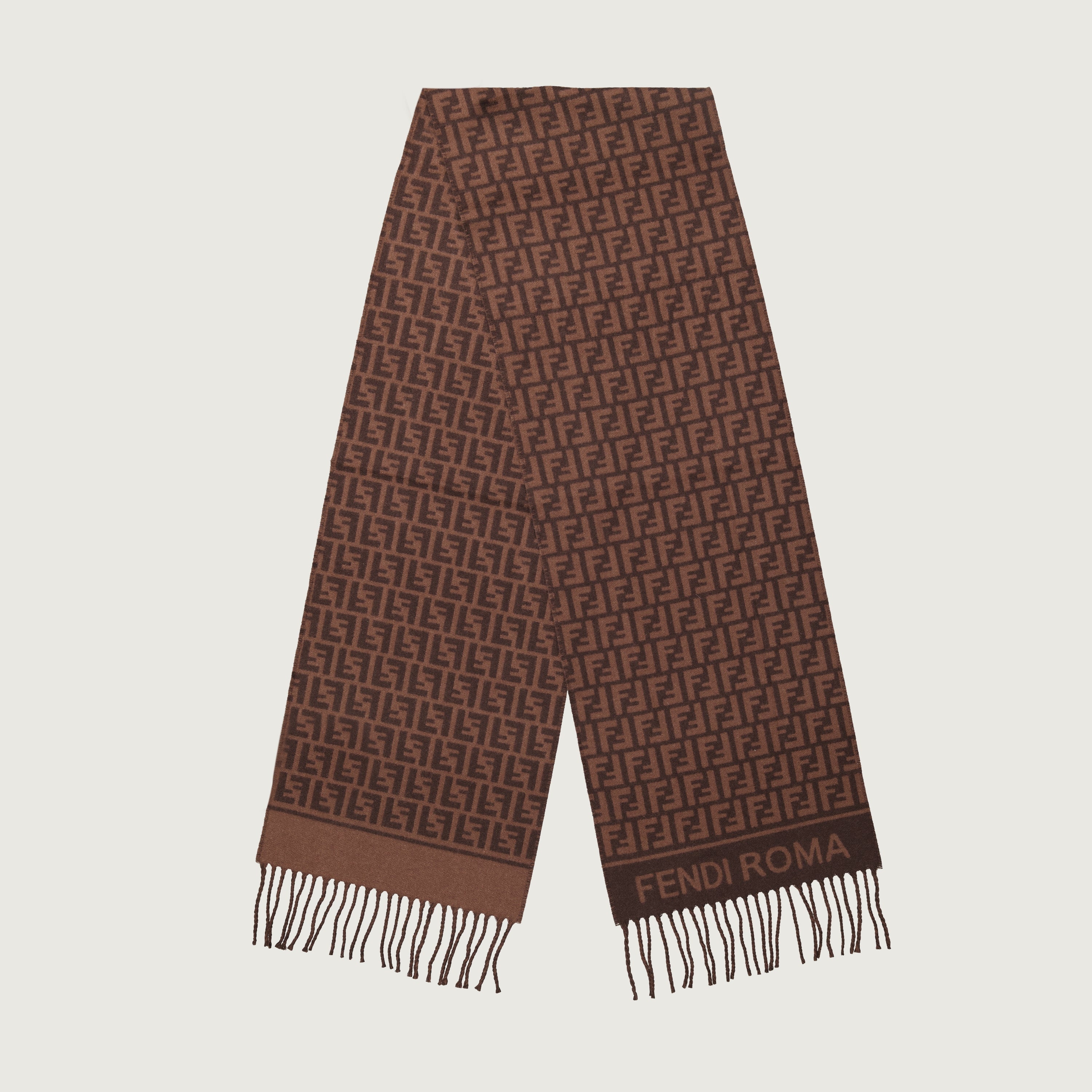Écharpes, foulards et gants Écharpe FF Fendi Marron Femme