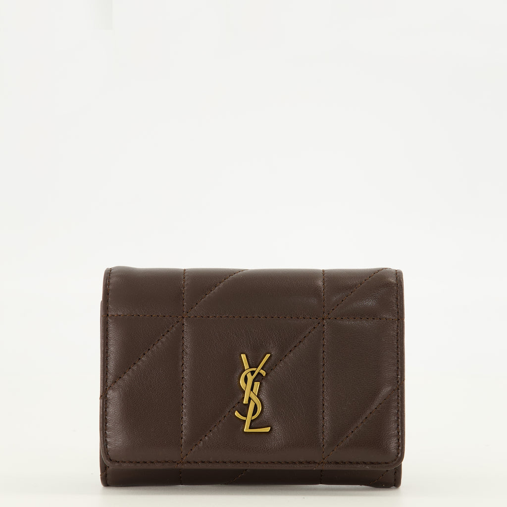 Petite maroquinerie Portefeuilles Jamie marron Saint Laurent Marron Femme
