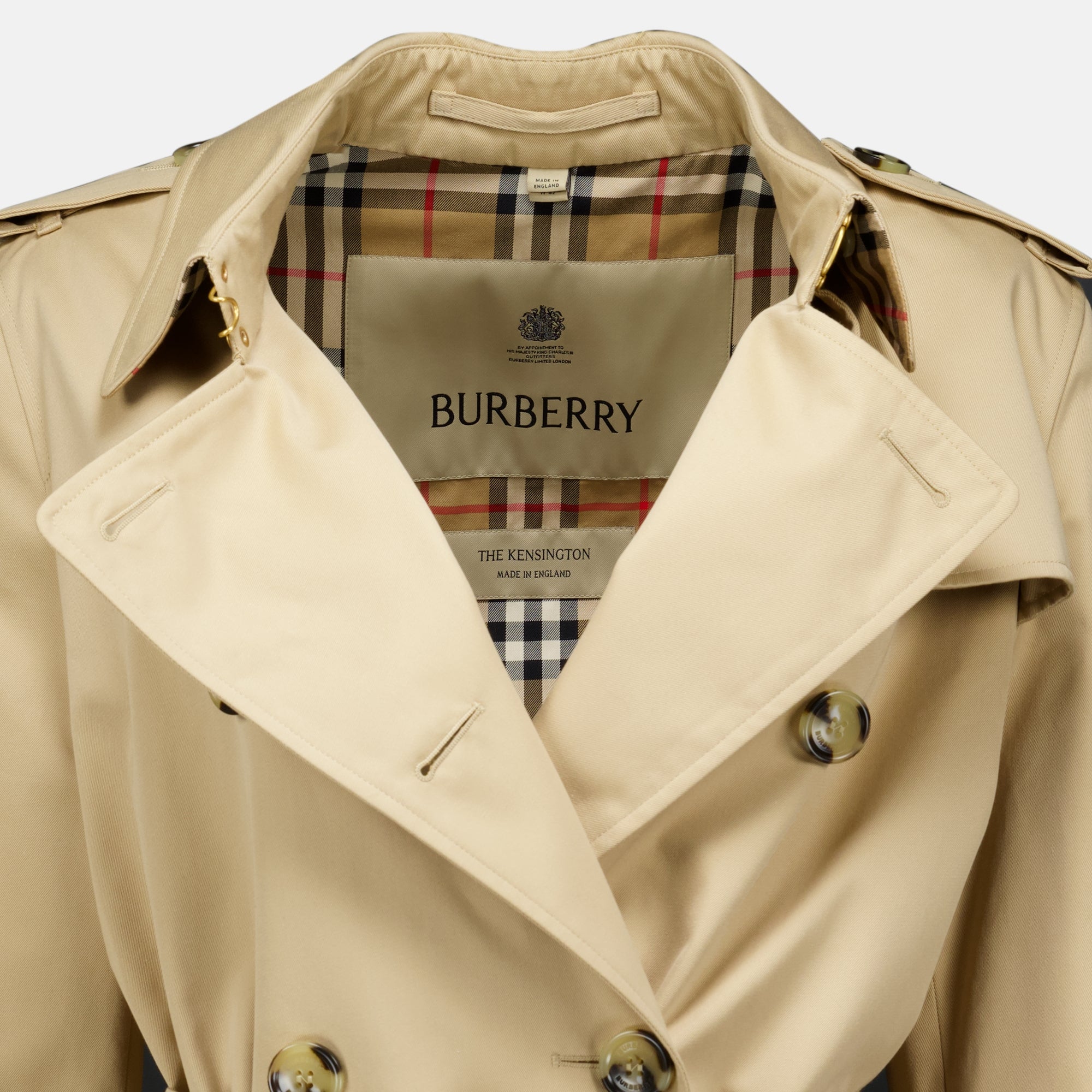Manteaux Trench Héritage long beige Burberry Beige Femme