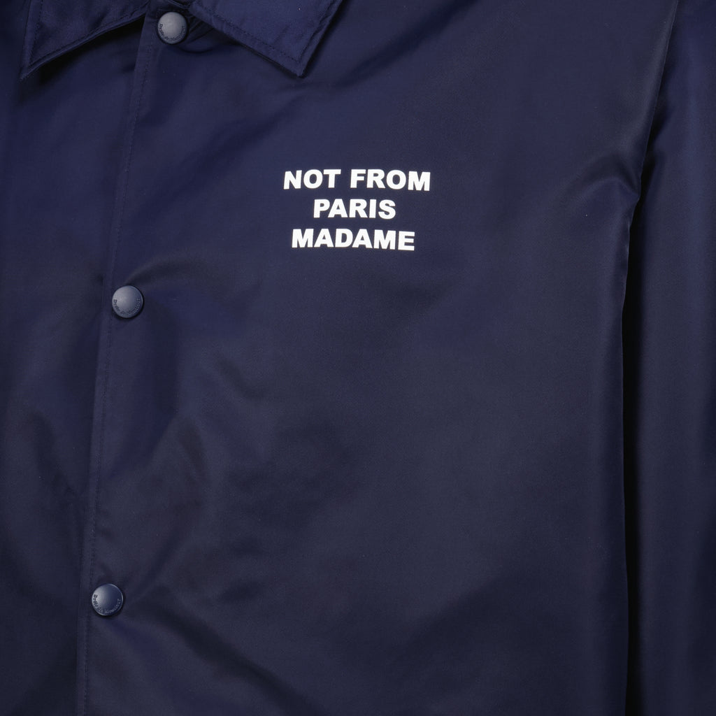 Jaquetas Casaco Slogan Drole De Monsieur Azul escuro Homme