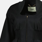 Image de l'article Veste en laine noir de la marque Fendi pour Femme - Saison Printemps-Été 2026 - Vue détaillée_1