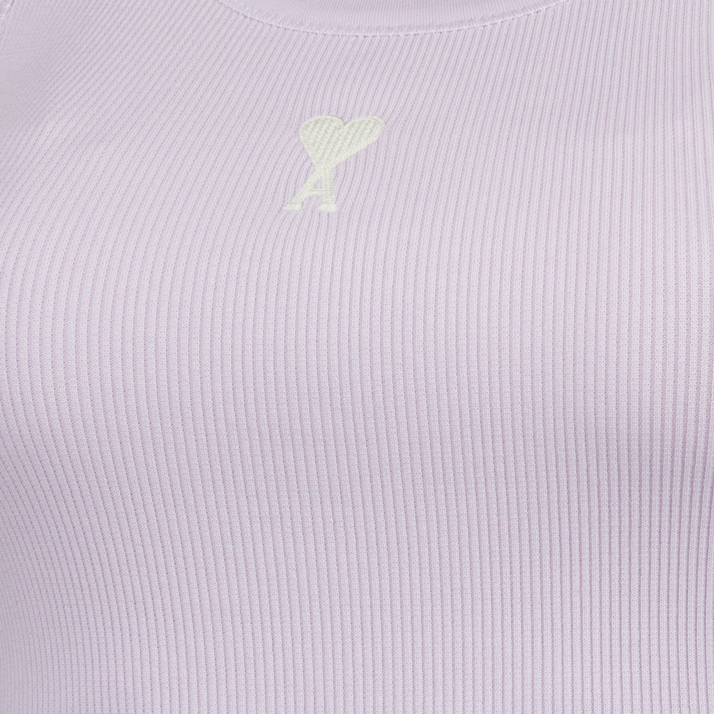 トップス Débardeur côtélé Ami PARIS 紫 Femme