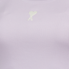 トップス Débardeur côtélé Ami PARIS 紫 Femme