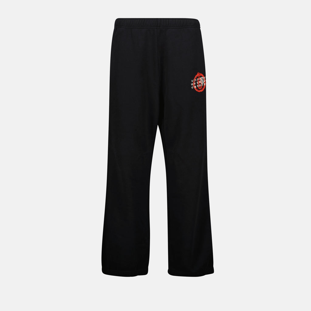 Pantalones Pantalones de Chándal Mm6 Negro Femme