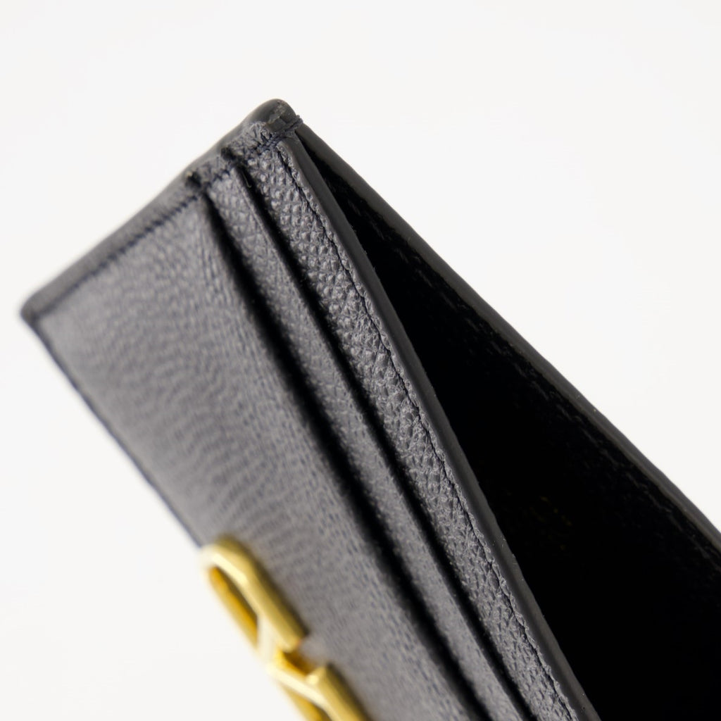 スモールレザーグッズ VLogoカードホルダー Valentino Garavani 黒 Femme