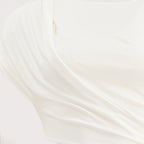 Imagen del vestido de camiseta Verve blanco y negro de la marca Christopher Esber para mujer - Temporada Primavera-Verano 2026 - Vista Detallada_1