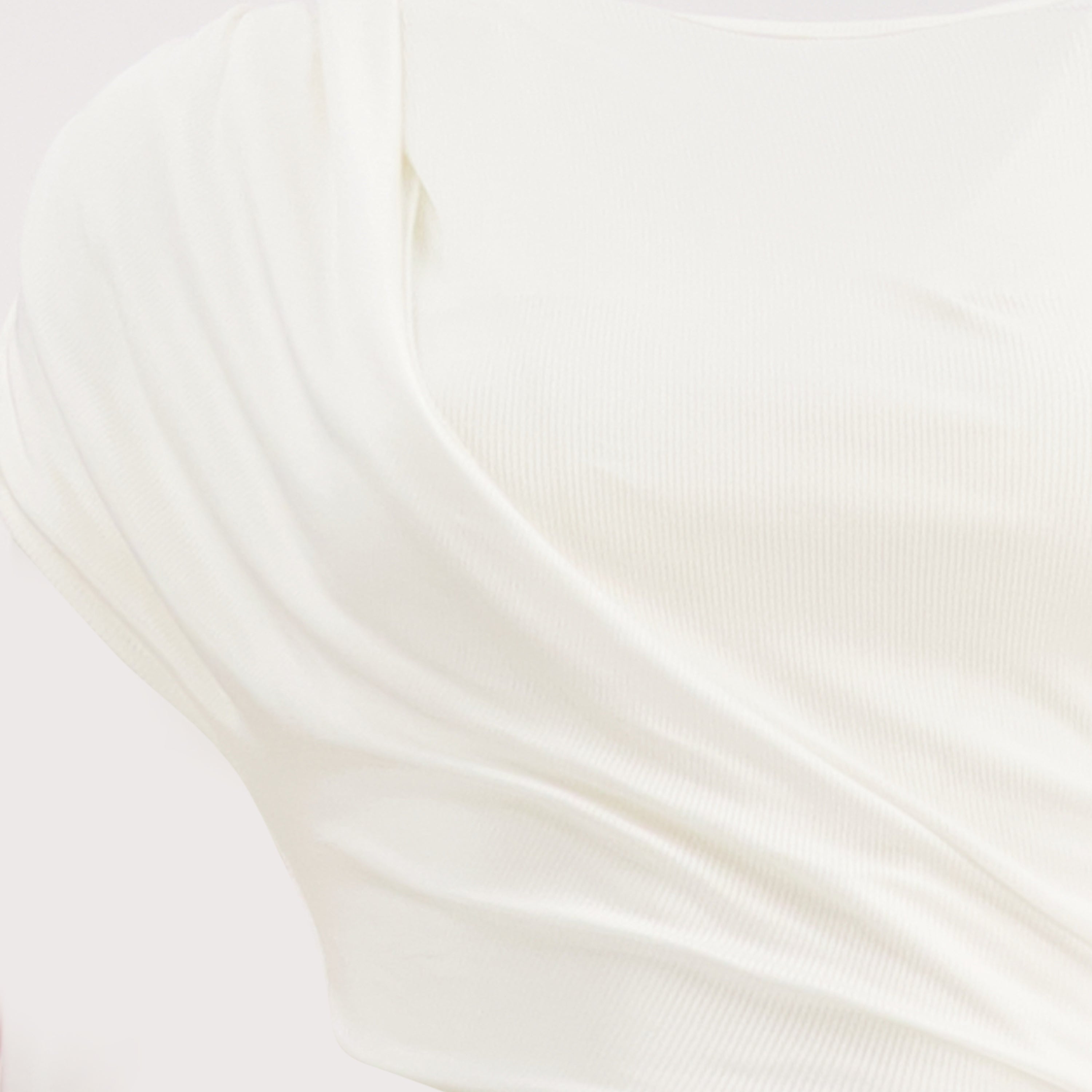 Image de l'article Robe T-shirt Verve blanche et noire de la marque Christopher Esber pour Femme - Saison Printemps-Été 2026 - Vue détaillée_1