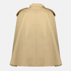 Vestes Cape beige en coton Burberry Beige Femme