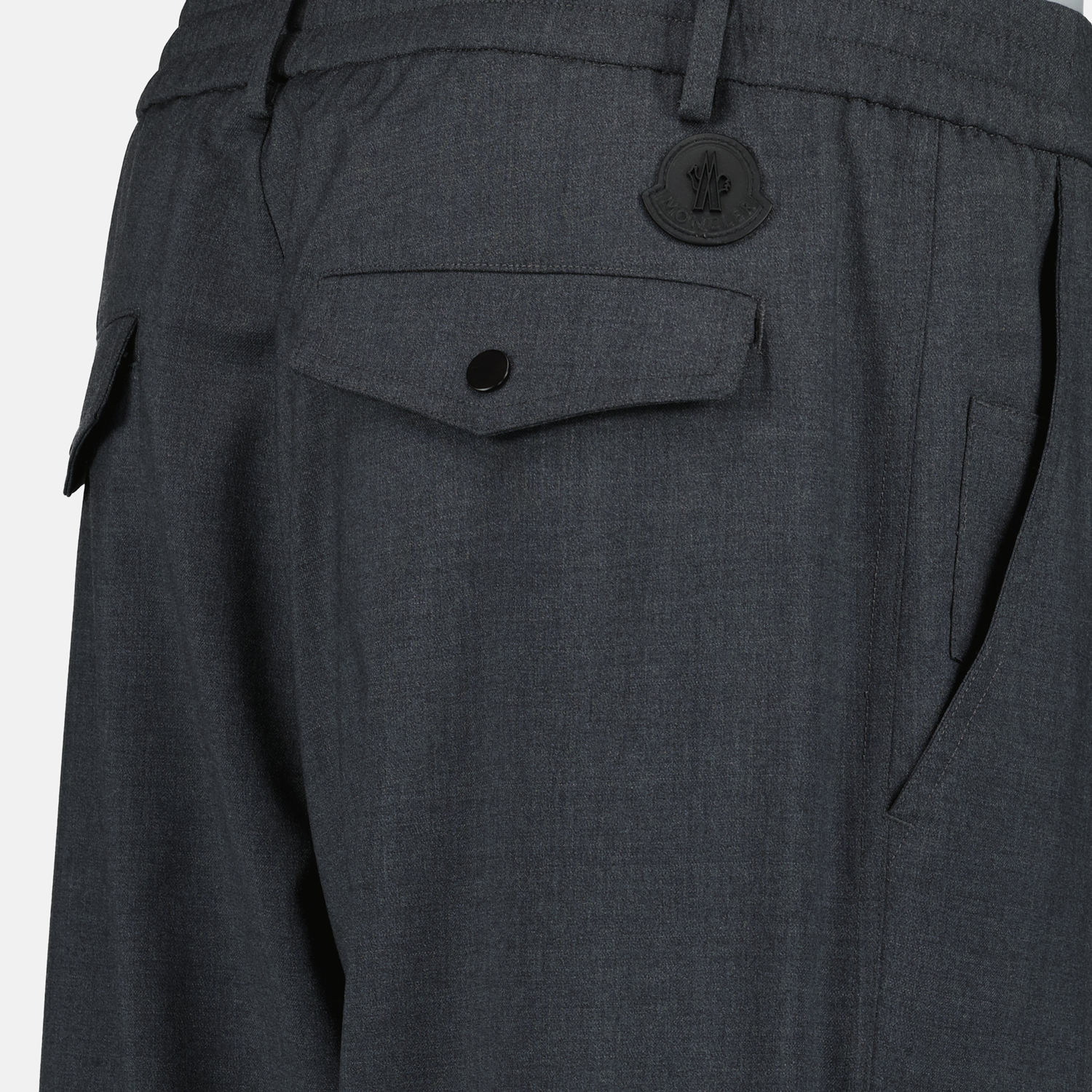 Pantalones Pantalones Carrot Moncler Gris Homme