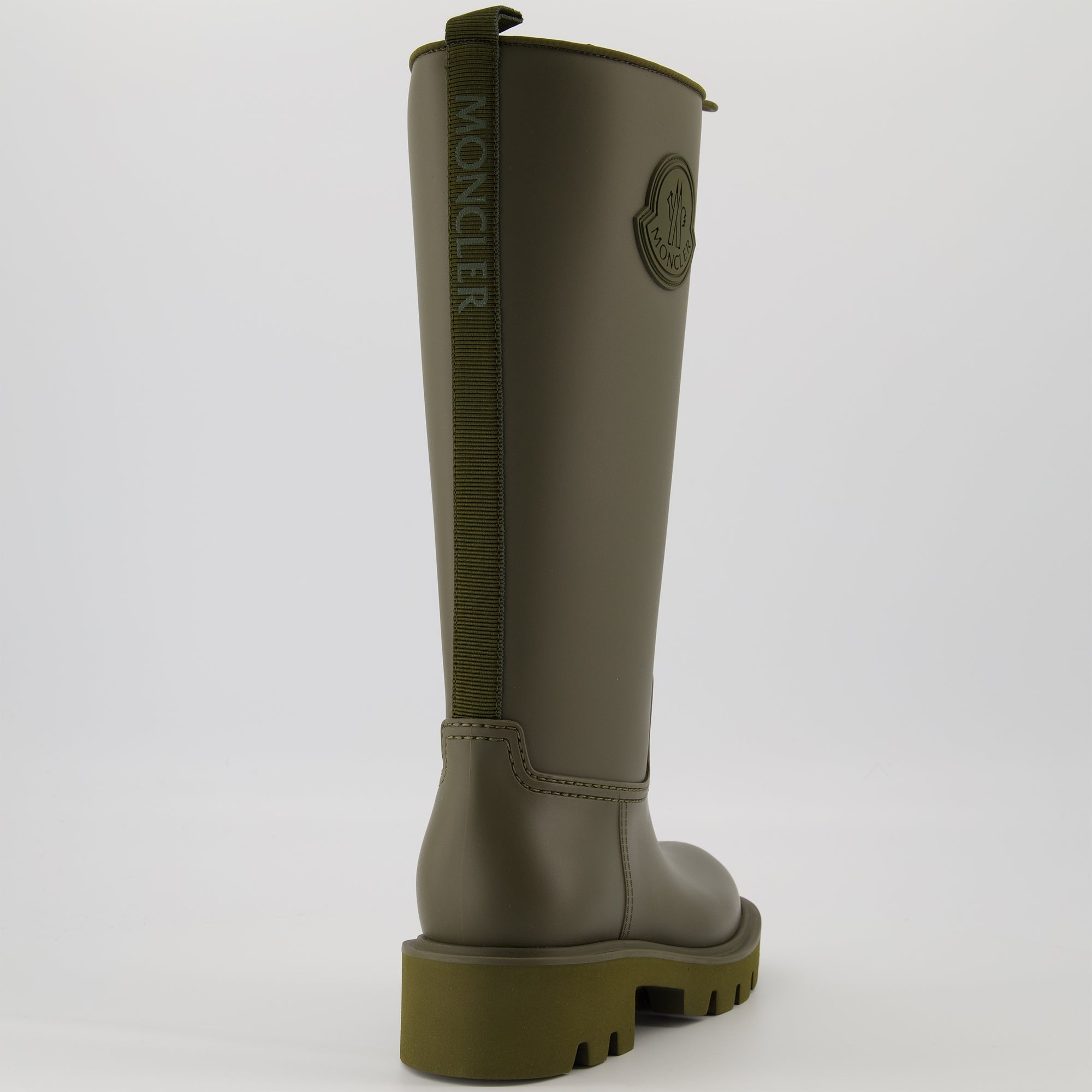 Bottes Bottes de pluie montantes Kickstream Moncler Vert Femme