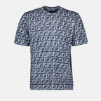 T-shirt T-shirt FF Fendi Blu scuro Homme