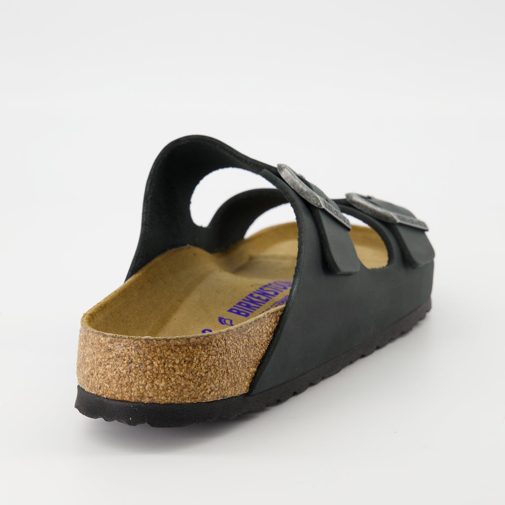 Chaussures ouvertes Sandales Arizona Birkenstock Noir Homme