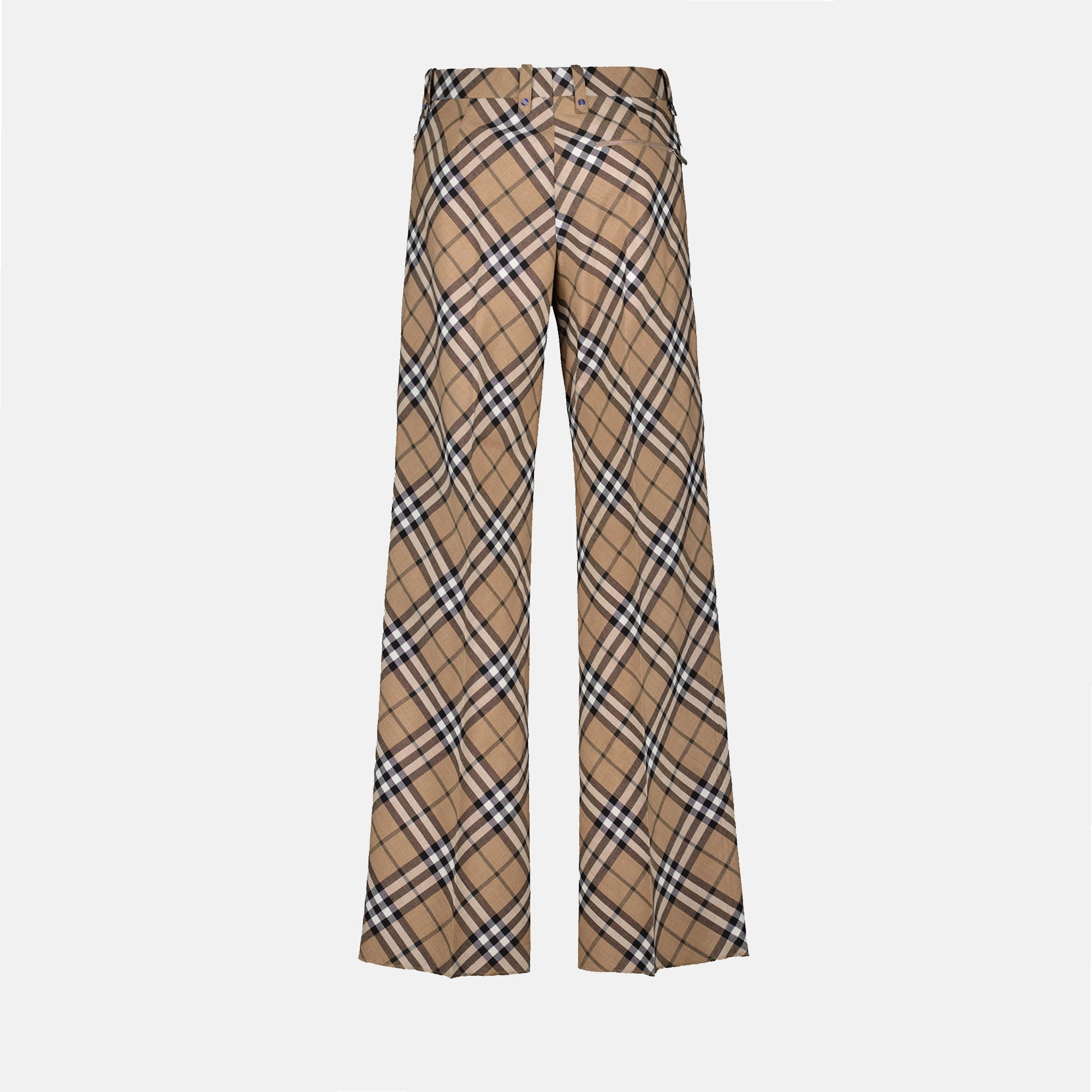Pantalons Pantalon à carreaux Burberry Beige Homme