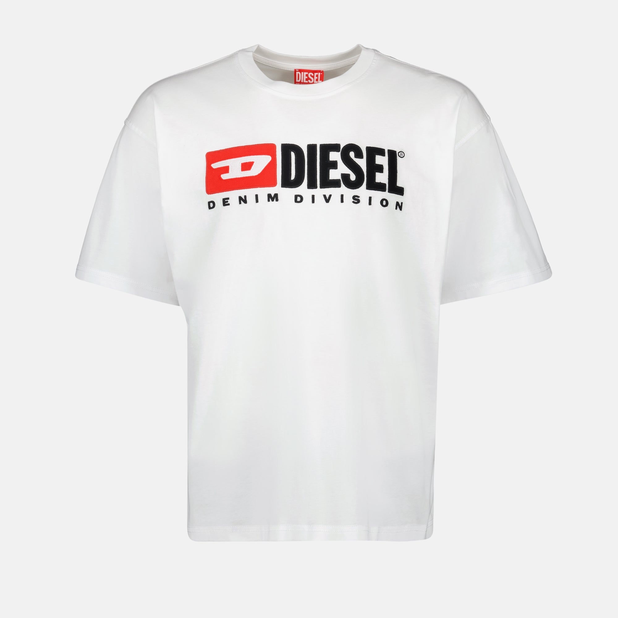 Polos T-shirt T-Boxt-Div Diesel Blanc Homme