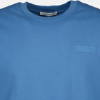 Image of the Givenchy Paris light blue T-shirt for men - Spring-Summer 2026 - Detailed View_1
