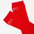 Imagem das Meias Numeric da marca Mm6 para Mulher - Temporada Outono-Inverno 2025 - Vista Três Quartos Traseira Direita