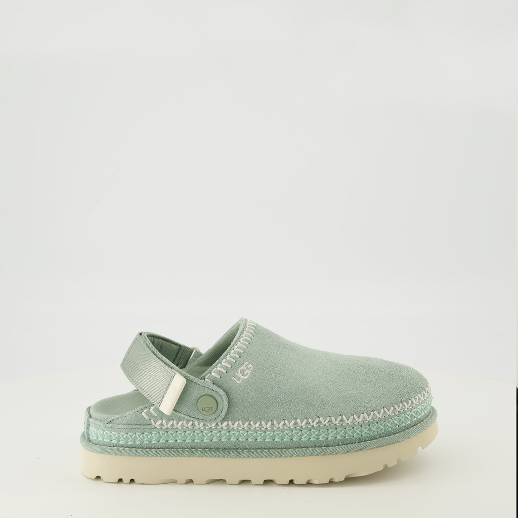 Image of the Green Goldenstar Clogs from Ugg for Women - Spring-Summer 2026 - Right Side View