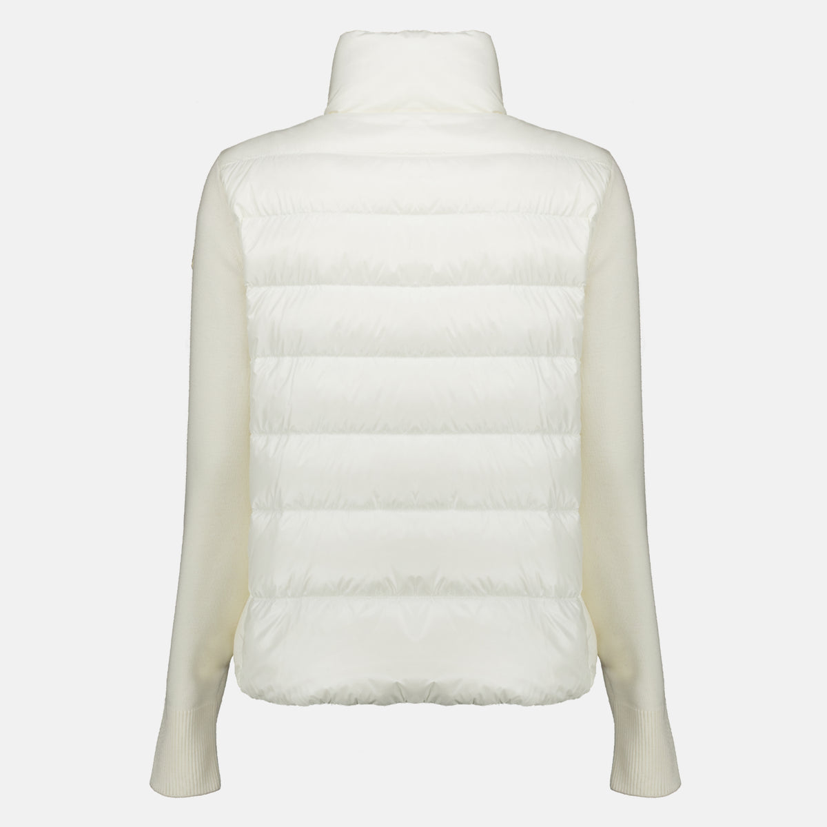 Vestes Cardigan bi-matière blanc Moncler Blanc Femme
