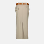 Röcke Bleistiftrock Moschino Beige Femme
