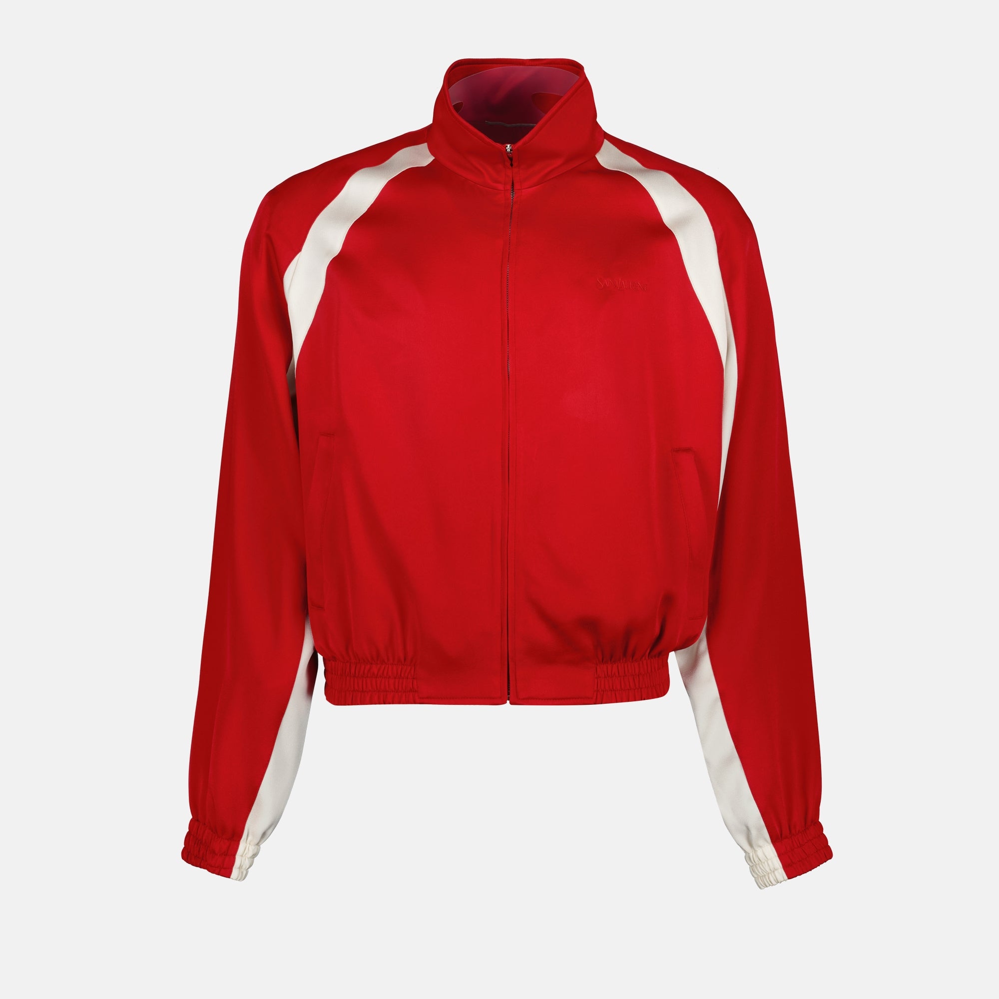 Jacken Satin Teddy Jacke Saint Laurent Rot Homme