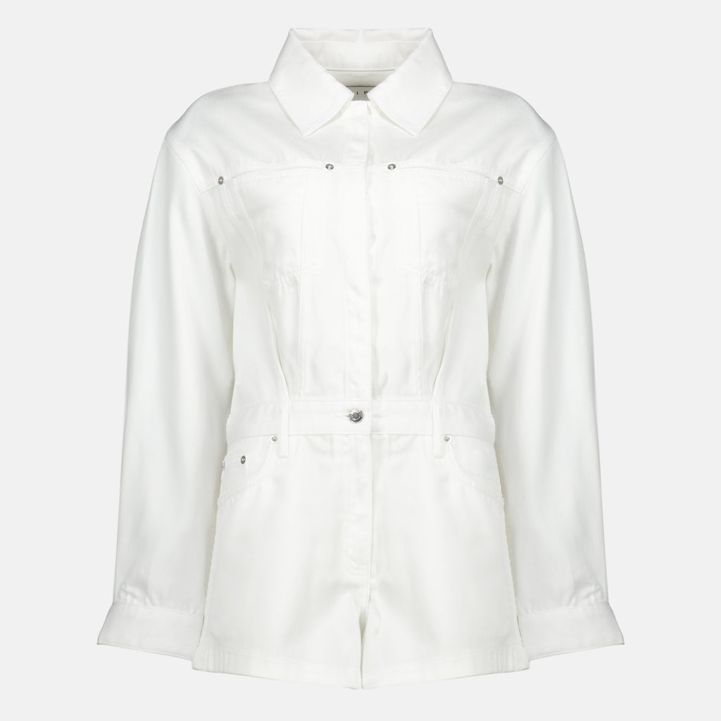 Combinaisons et ensembles Completo in denim bianco Iro Blanc Femme