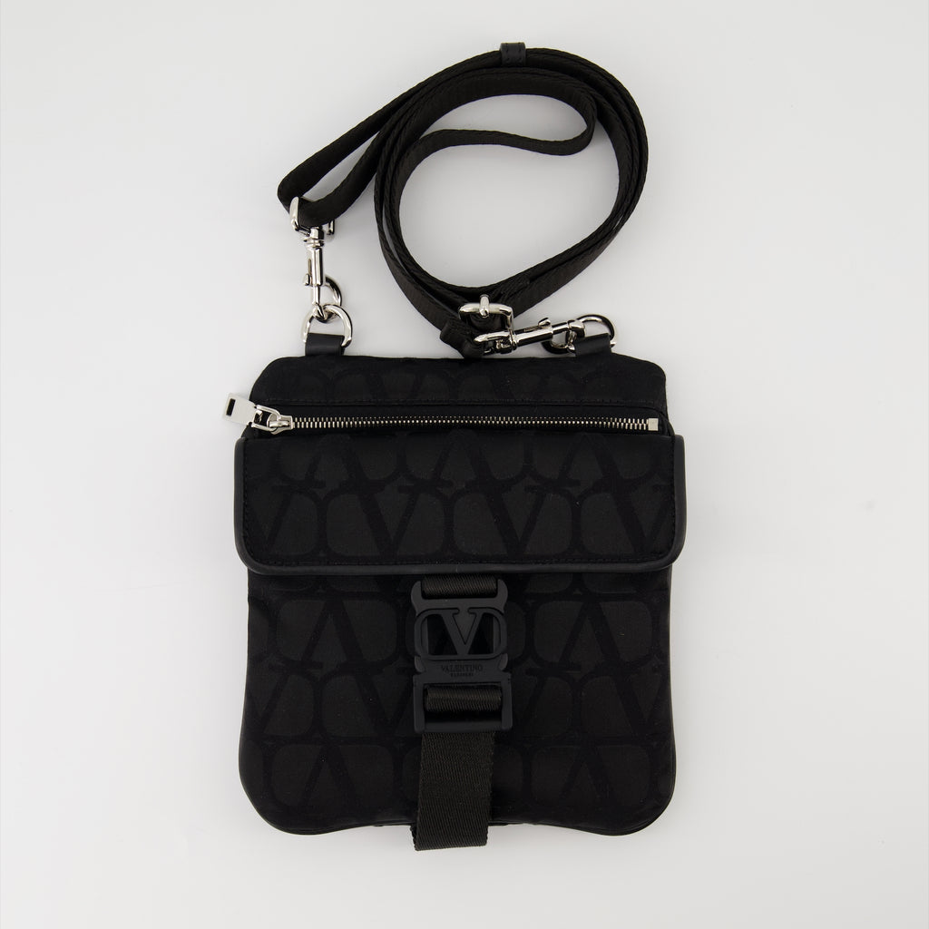 クロスボディバッグ VLogoキャンバスバッグ Valentino Garavani 黒 Homme