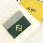 Bild des Ff Diamonds grünen Kartenhalters der Marke Fendi für Damen - Herbst-Winter 2025 - Detaillierte Ansicht 3