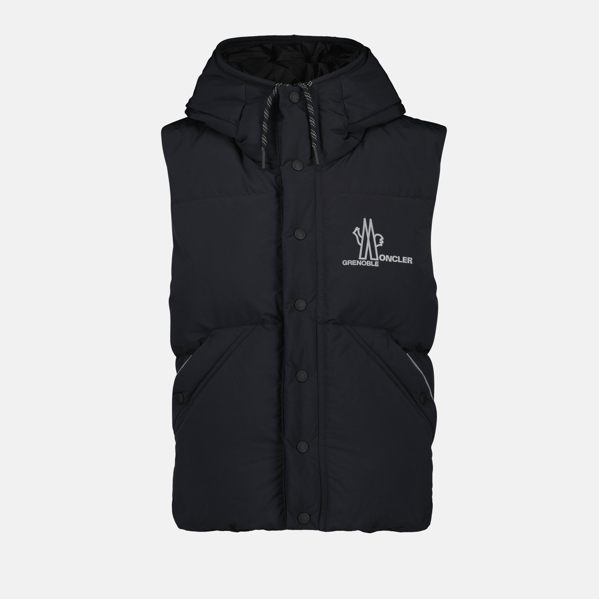 재킷 발디 민소매 다운 재킷 Moncler Grenoble 검은색 Homme