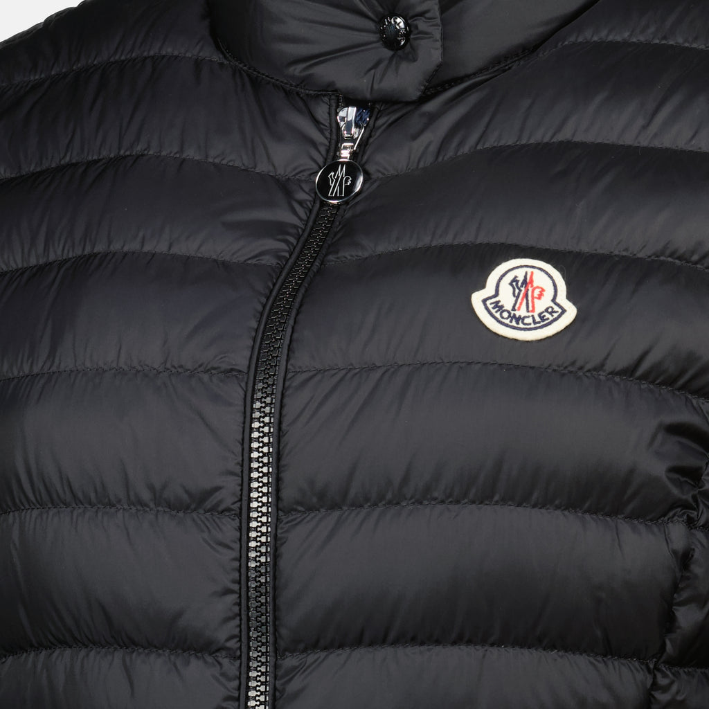 Bild der Igens schwarzen ärmellosen Daunenjacke von Moncler für Damen - Frühjahr-Sommer 2026 - Detaillierte Ansicht_1