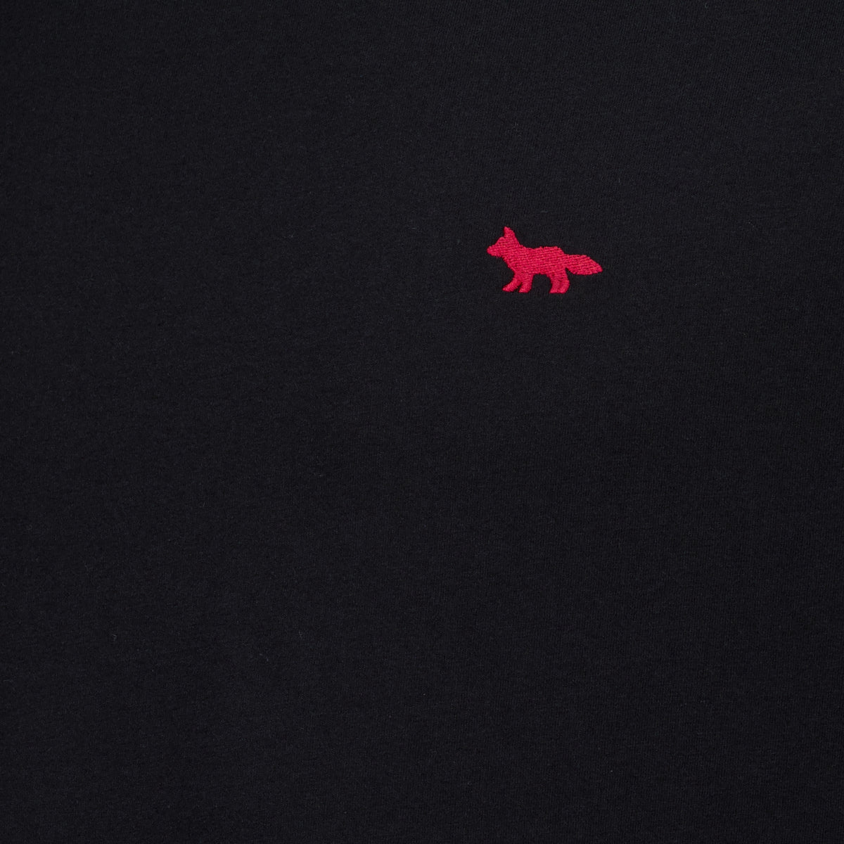 T-shirts T-shirt Profile Fox noir Maison Kitsune Noir Homme