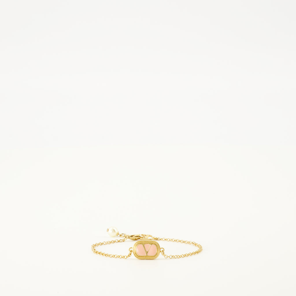 Image de l'article Bracelet VLogo de la marque Valentino Garavani pour Femme - Saison Automne-Hiver 2025 - Vue de Face