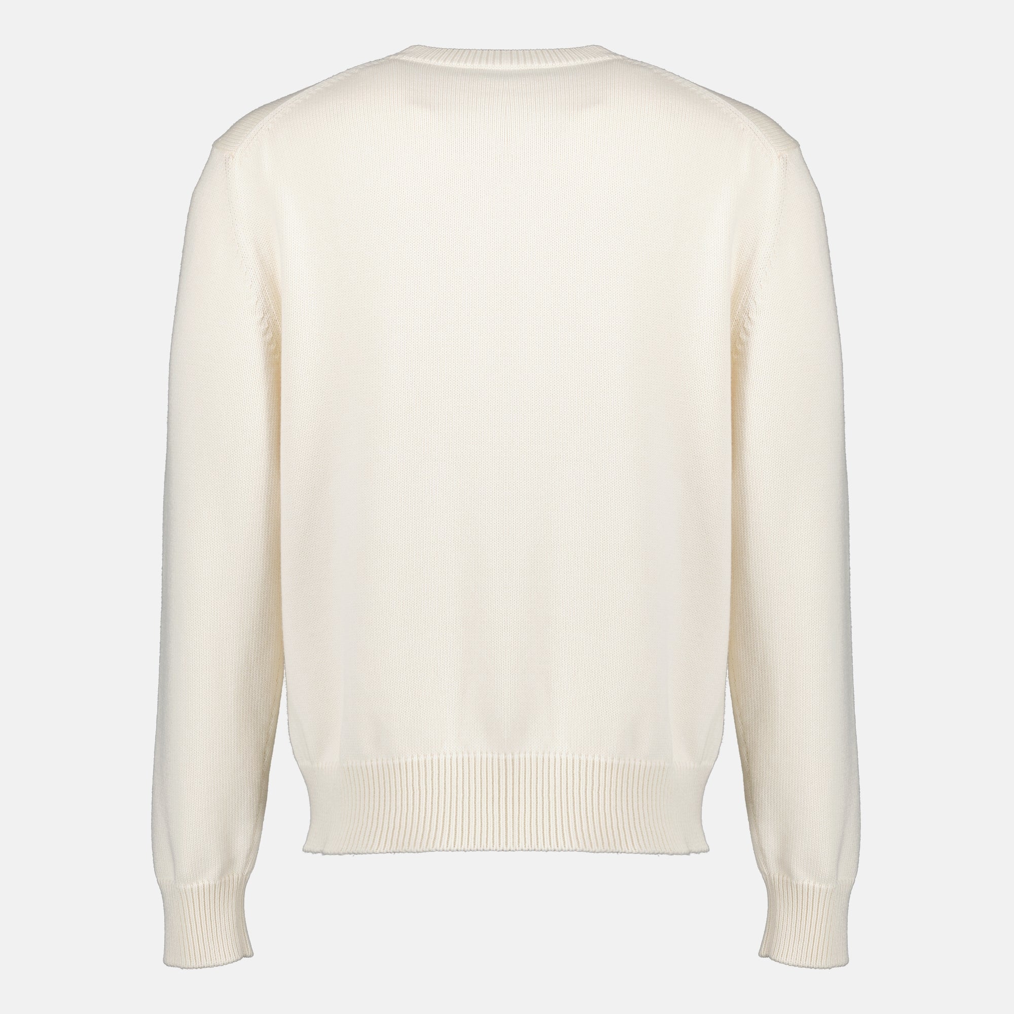 Maille White Book Cover Sweater Dior Blanc Homme