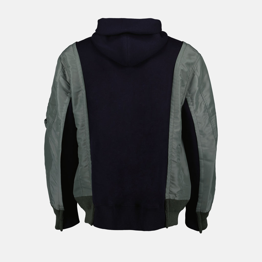 Jackets Two-tone Bombers Sacai Dark blue Men