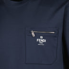 Tシャツ フェンディ ローマ Tシャツ Fendi ダークブルー Homme