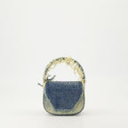 Bolsos bandolera Bolso de Denim 1DR XS con Rhinestones Diesel Azul Femme