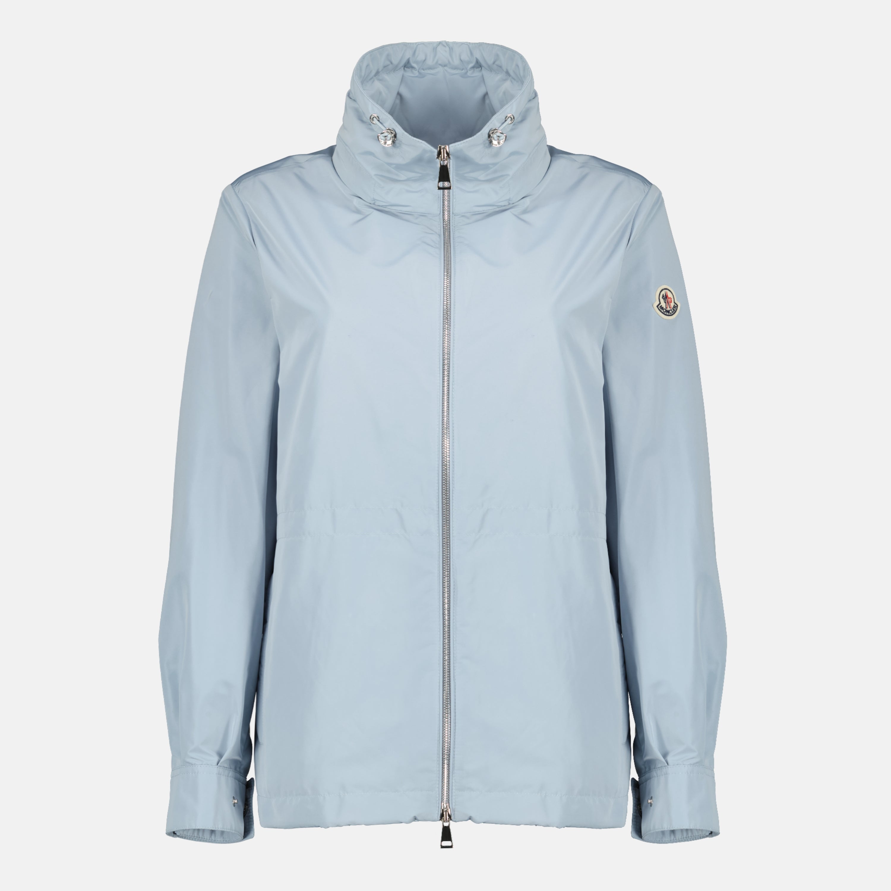 Bild des blauen Windbreakers Enette der Marke Moncler für Frauen - Frühjahr-Sommer 2026 - Vorderansicht