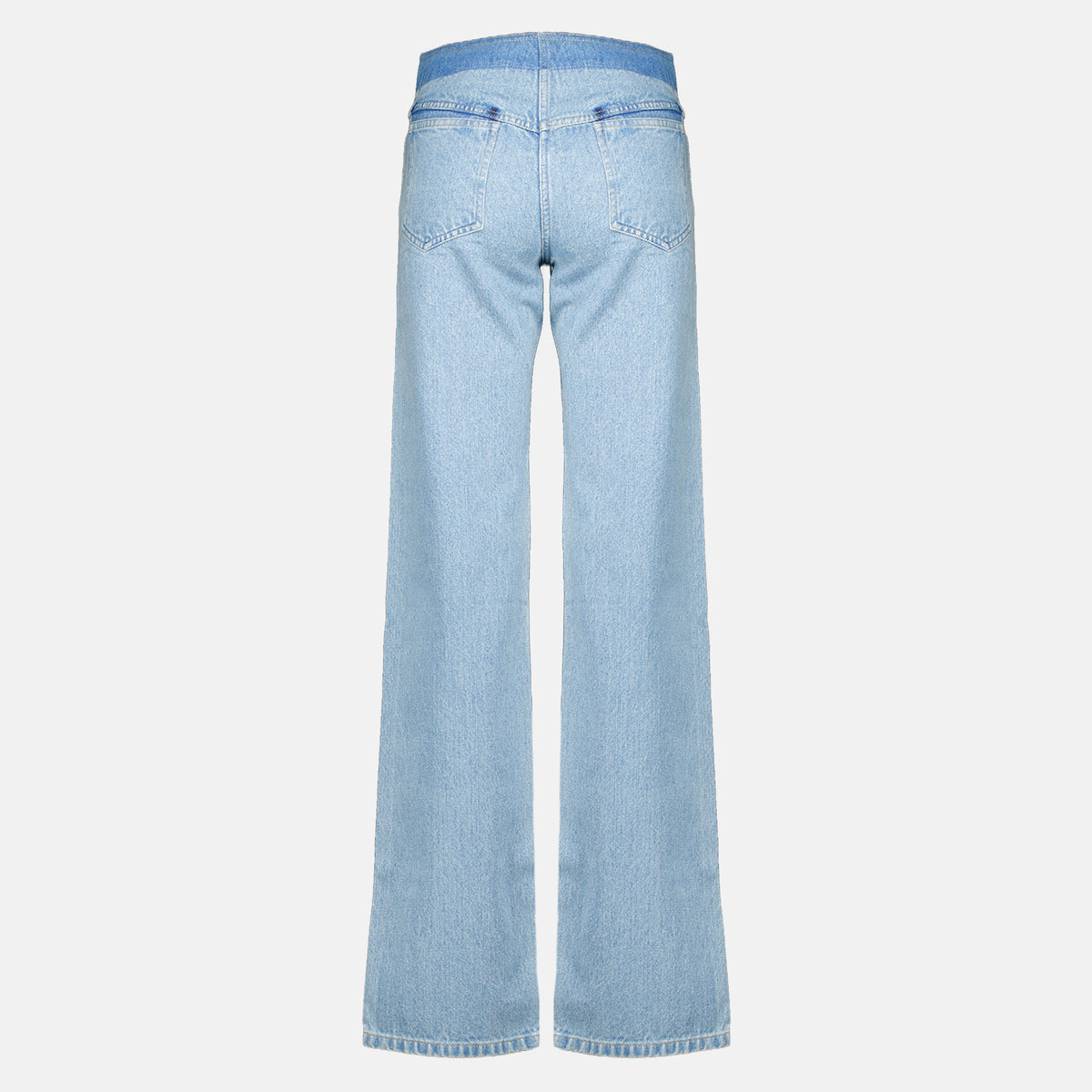 Pantalons Jean en denim bleu destructuré Christopher Esber Bleu Femme