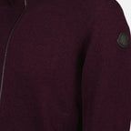Image de l'article Cardigan bordeaux de la marque Moncler pour Homme - Saison Automne-Hiver 2025 - Vue détaillée_1