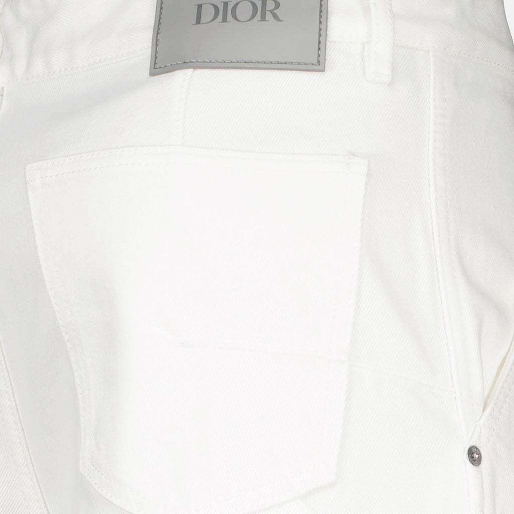 Pantalones Jeans Carpenter Blancos Dior Blanco Homme