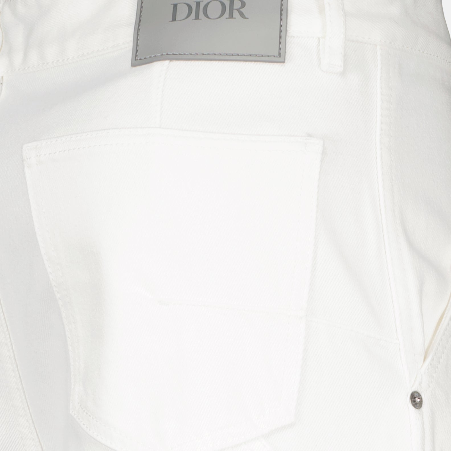 Pantalones Jeans Carpenter Blancos Dior Blanco Homme