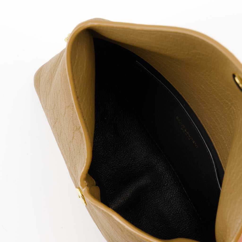Bolsos bandolera Pochette Cassandre Saint Laurent Marrón Femme