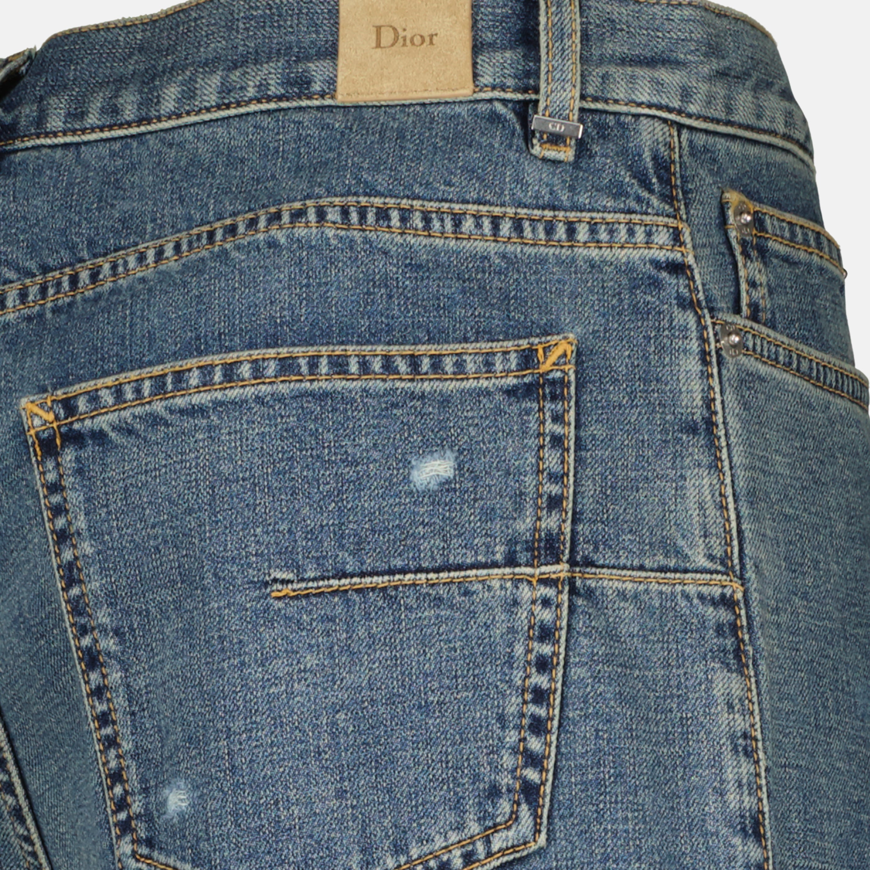 Pantalons Jeans de Denims Baggy em Azul Dior Bleu Homme